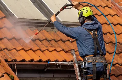 Démoussage et hydrofuge de toiture à Santilly
